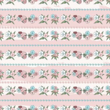 Egzotik renkli çiçekler seti