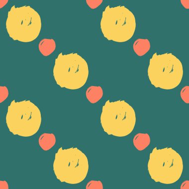 daireler ile kesintisiz renkli desen