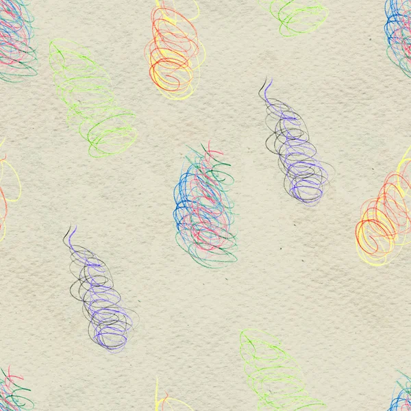 Scribble hand drawn pattern — Stock Photo, Image
