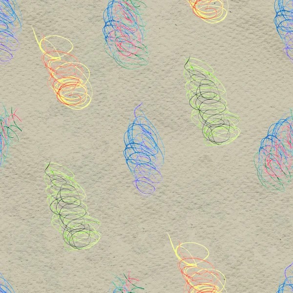 Scribble hand drawn pattern — Stock Photo, Image