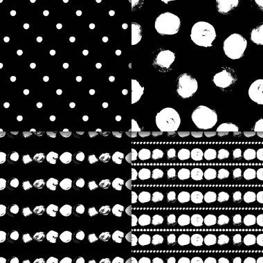 Siyah-beyaz desen daire ile ayarlama