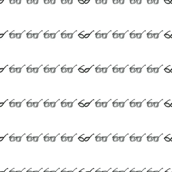 サングラスとのシームレスなパターン — ストックベクタ