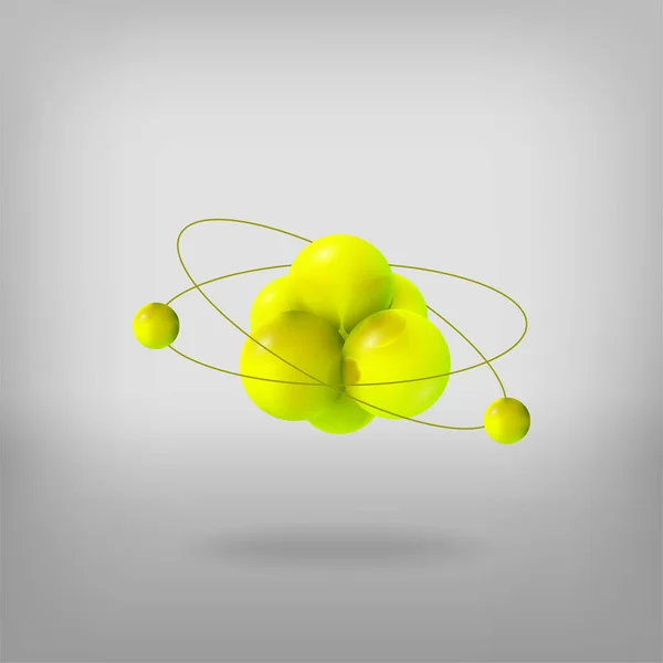 分子的三维结构. — 图库矢量图片