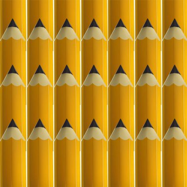 Sarı kalemler arka plan.