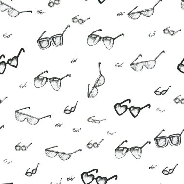 güneş gözlüğü ile Seamless Modeli