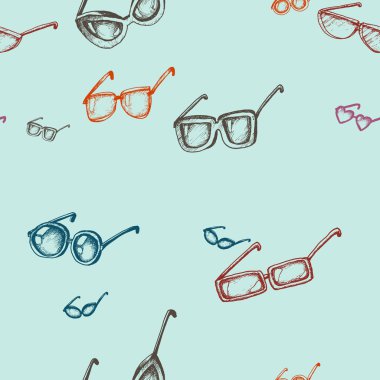 Gözlüklü kusursuz desen