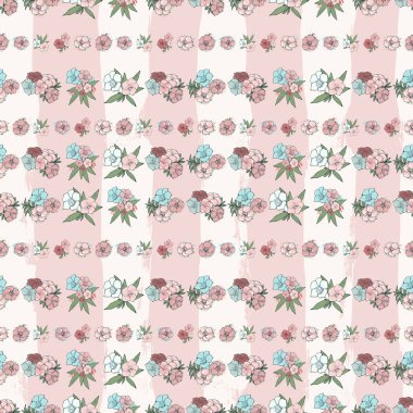 Egzotik renkli çiçekler seti