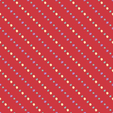 daireler ile kesintisiz renkli desen