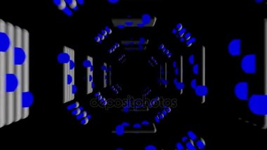 3D soyut tünel animasyon