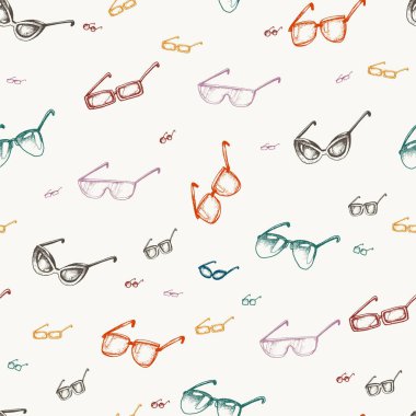 Gözlüklü kusursuz desen