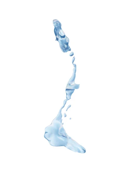 Πιτσίλισμα νερού σε διαφανές φόντο. — Διανυσματικό Αρχείο