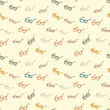 Gözlüklü kusursuz desen