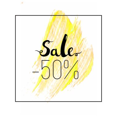 Grunge boya arka plan üzerinde Satılık yazı