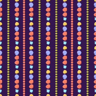 daireler ile kesintisiz renkli desen