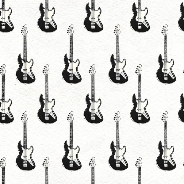 Seamless Rock background. Abstract music modern pattern. — Stock Photo, Image