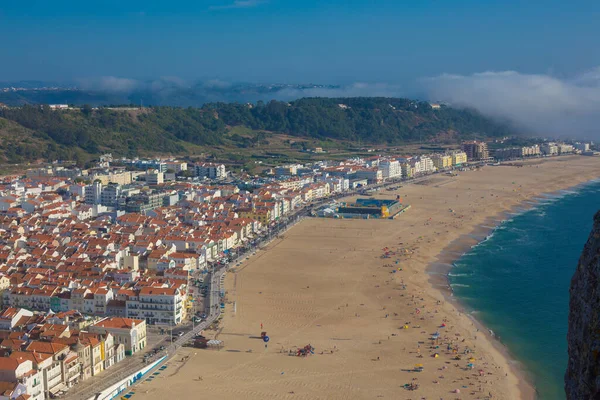 Mooie badplaats Nazare in Portugal — Stockfoto