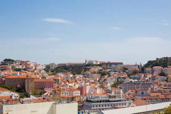 Hrad Sao Jorge, historické centrum Lisabonu, Portugalsko — Stock fotografie