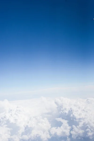 Vista Aérea Nuvem Céu — Fotografia de Stock