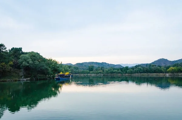 Вид Горный Курорт Окрестности Чэнде Провинция Хэбэй Китай Лицензионные Стоковые Изображения