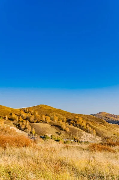 Prairie Глибокої Осені Фото Прийняті Півночі Китаю — стокове фото