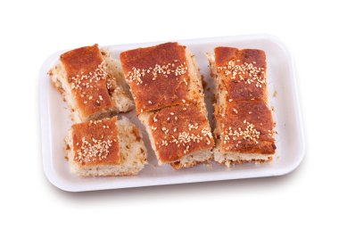 Puf böreği domuz eti cracklings ile