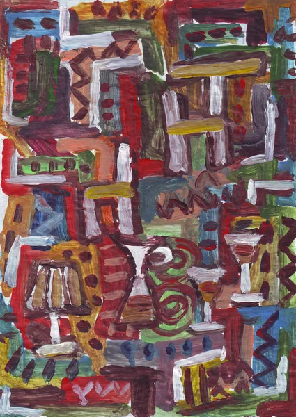 Soyut renkli el boyalı arka plan