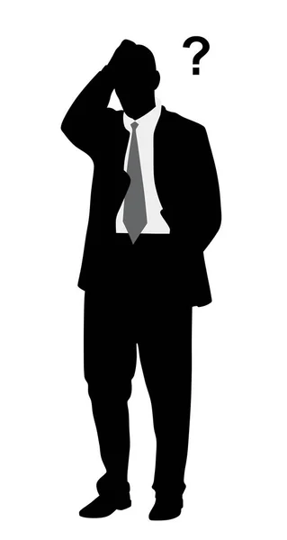 Businessman with problems — Stock Vector