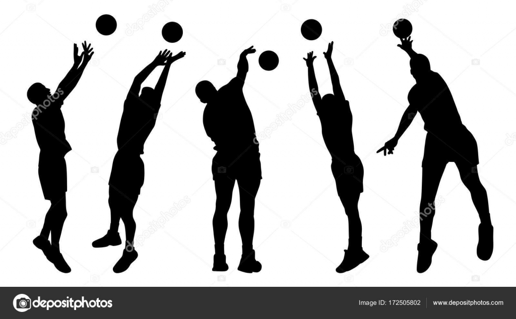 男子バレーボール選手 \u2014 ストックベクター © edvard76 172505802
