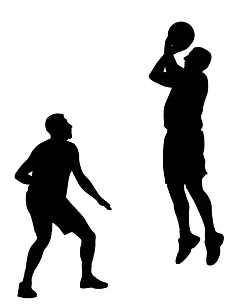 Basketballspiel — Stockvektor