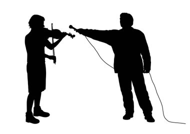 müzisyen veya kayıt müzik ile röportaj