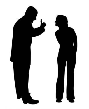 Baba ve meydan okuyan genç kız arasında çatışma