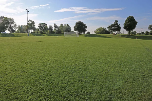 Suncast Soccer Field — Stock Photo, Image