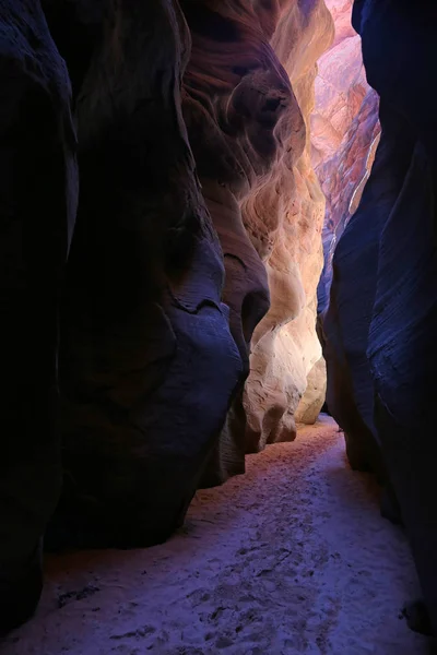 Krása Jelenice Gulch Nachází Jižním Utahu Jedna Nejdelších Slot Kaňony — Stock fotografie