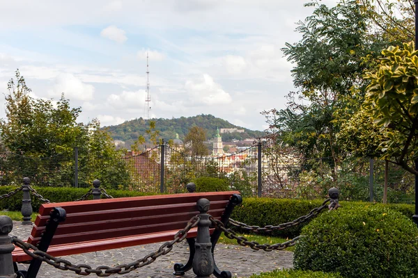 Lviv panoramik yüksek noktadan