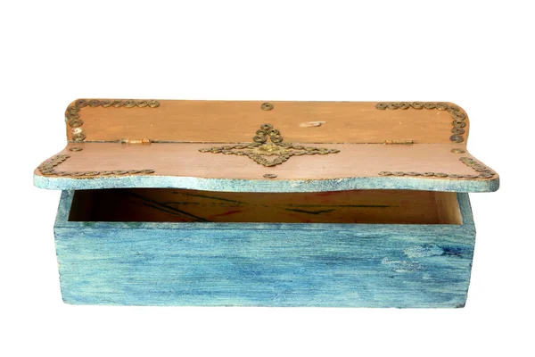 Rustik ahşap kutu — Stok fotoğraf