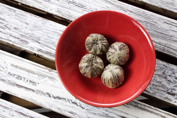 Bolas de té de jazmín —  Fotos de Stock