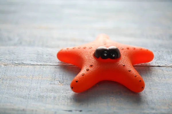Brinquedo Starfish plástico Fotografias De Stock Royalty-Free