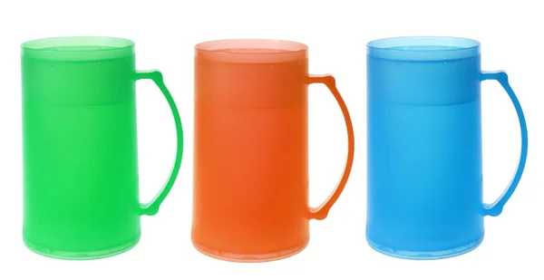 Row of Plastic Cups — Stock Photo, Image