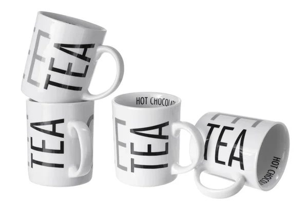 Kubki ceramiczne herbaty — Zdjęcie stockowe