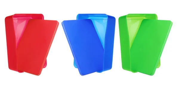 Plastic Lunch Boxes — Stock Photo, Image