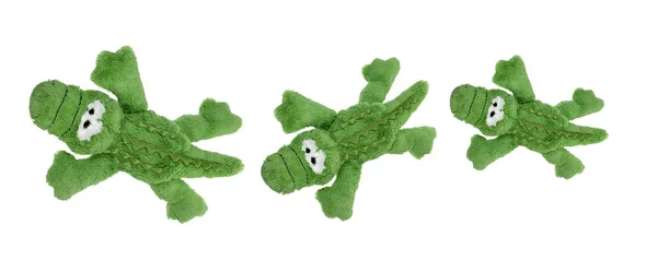 Zacht speelgoed krokodillen — Stockfoto