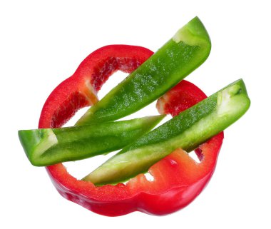 kırmızı biber dilimleri