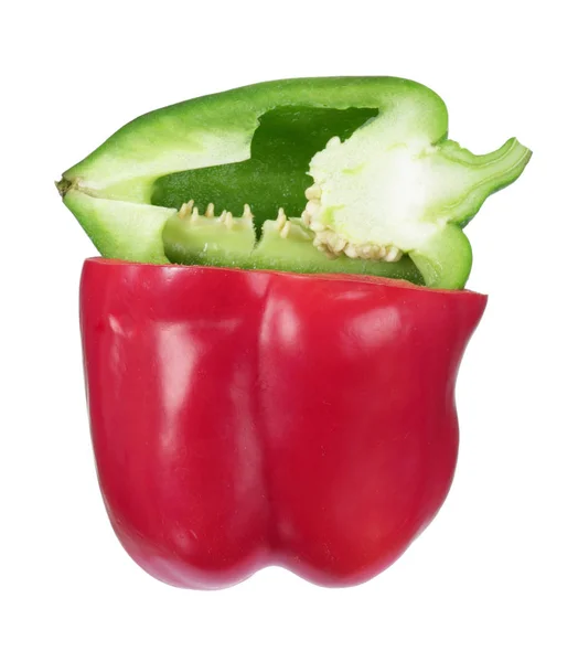 Red and Green Capsicums — Stock Photo, Image