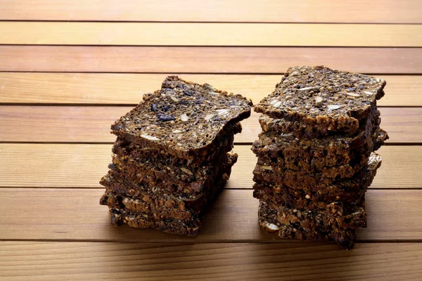 Stacks of Crispbread — Stock Photo, Image