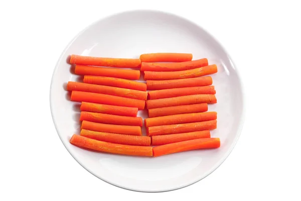 Carrots on Plate — Stock Photo, Image