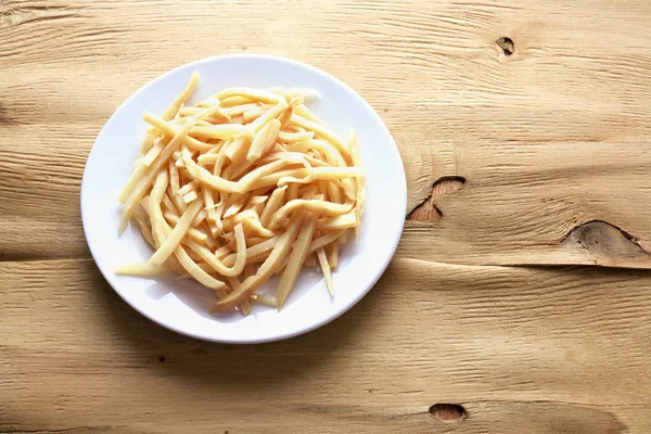 Potato Chips on Plate — Stock Photo, Image