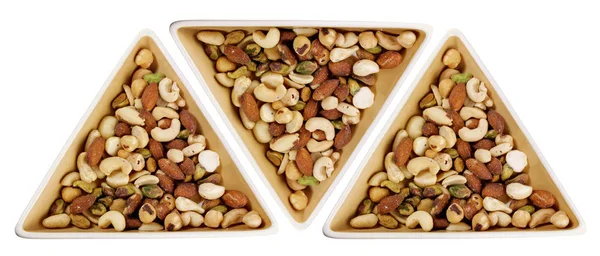 Mixed Nuts on Plate — Stock Photo, Image