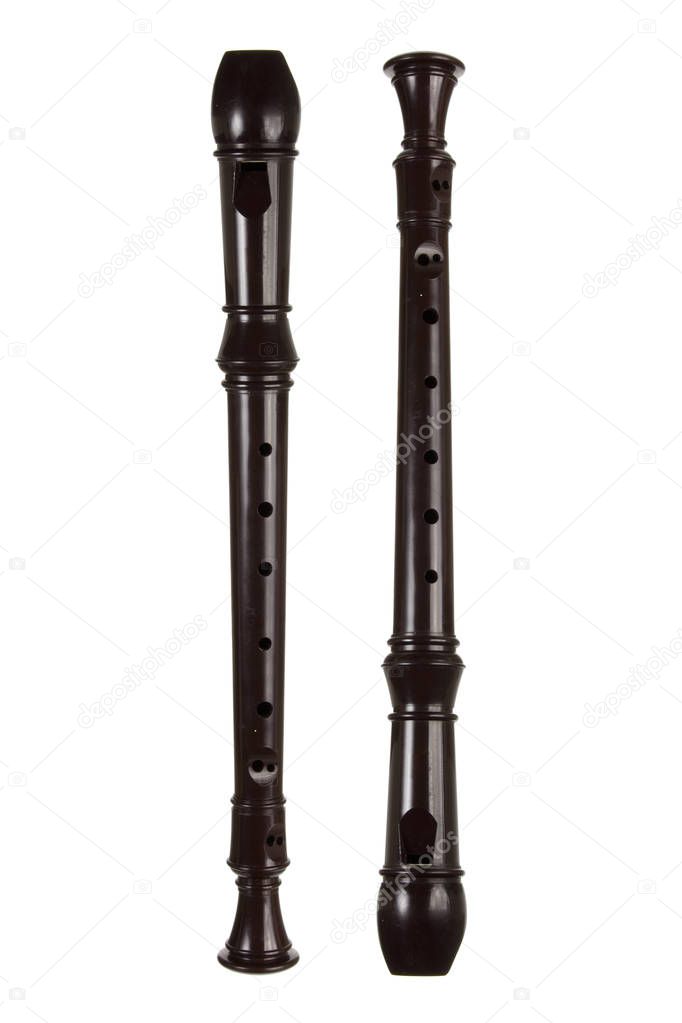 Two Black Recorders 
