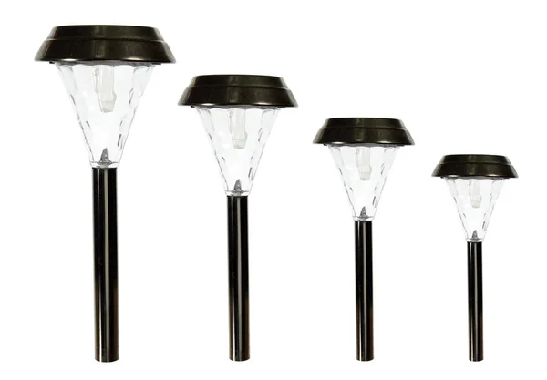 Row of Garden Lamps — Stock Photo, Image