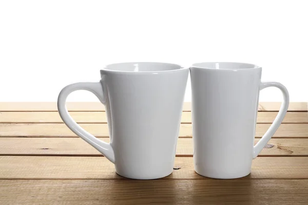 Xícaras de café de porcelana — Fotografia de Stock